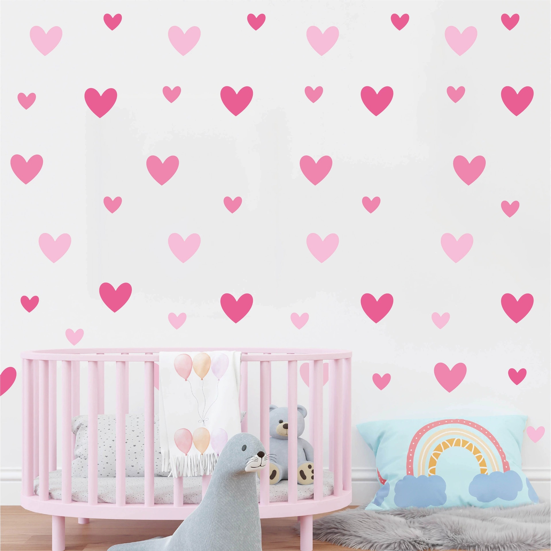 170 sztuk = 10 arkuszy Różowe  – Baby Girl Nursery Quotes recenzja i cena