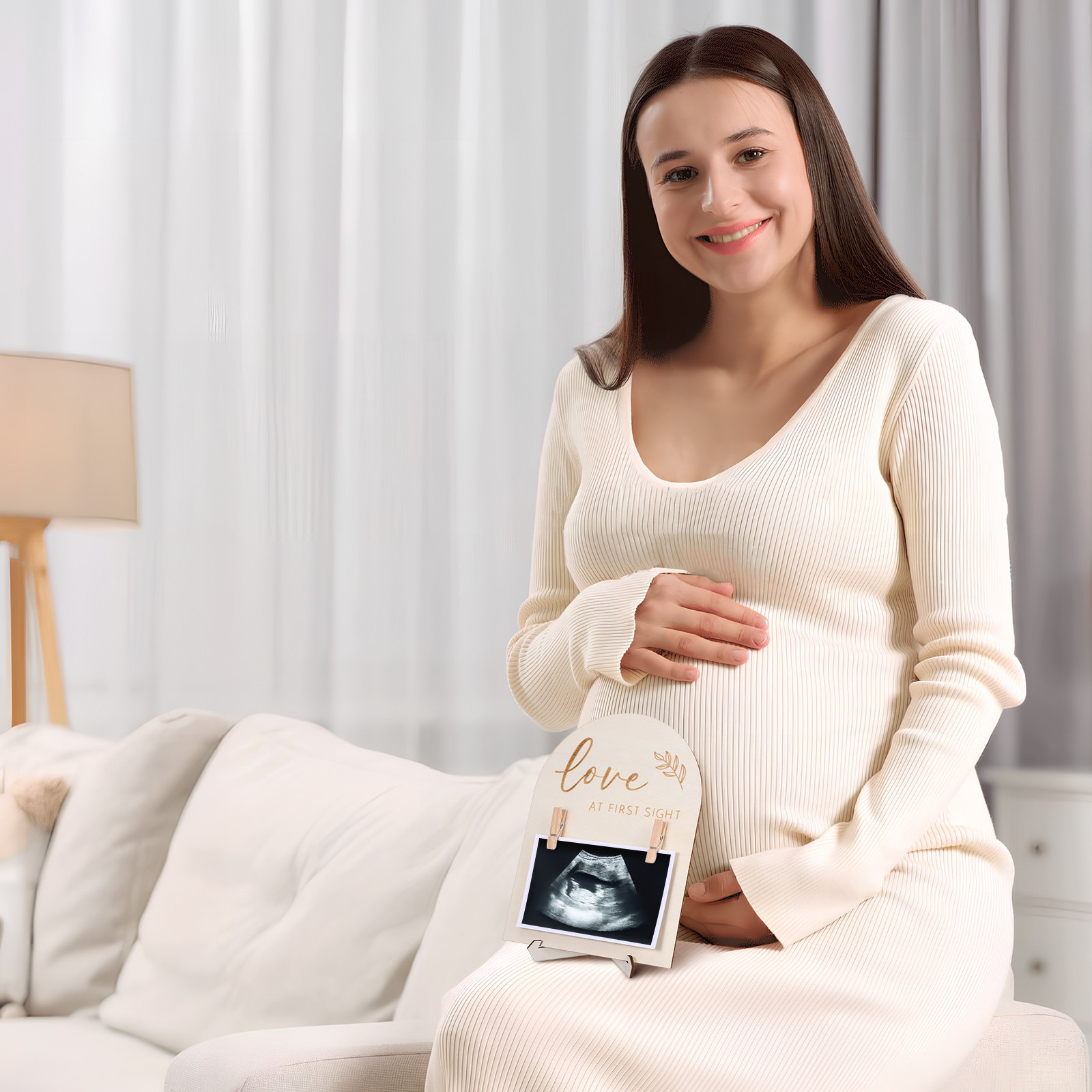 Drewniana ramka na zdjęcia do  – Baby Nursery Frames recenzja i cena